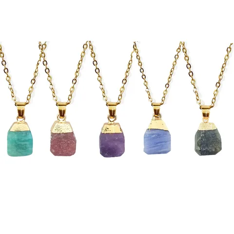 Natural stone pendant