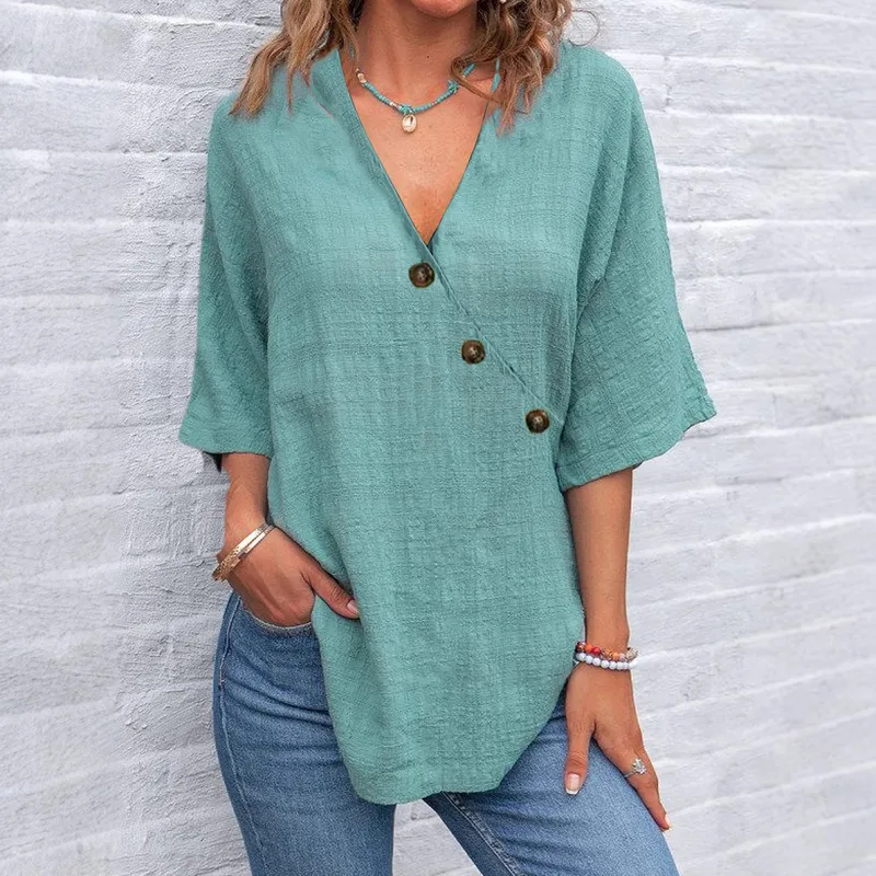 Summer button top
