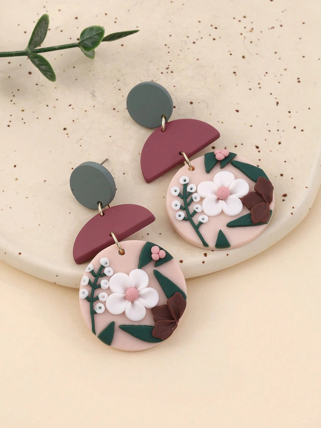 Clay earrings