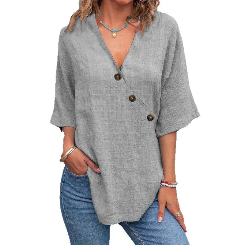 Summer button top