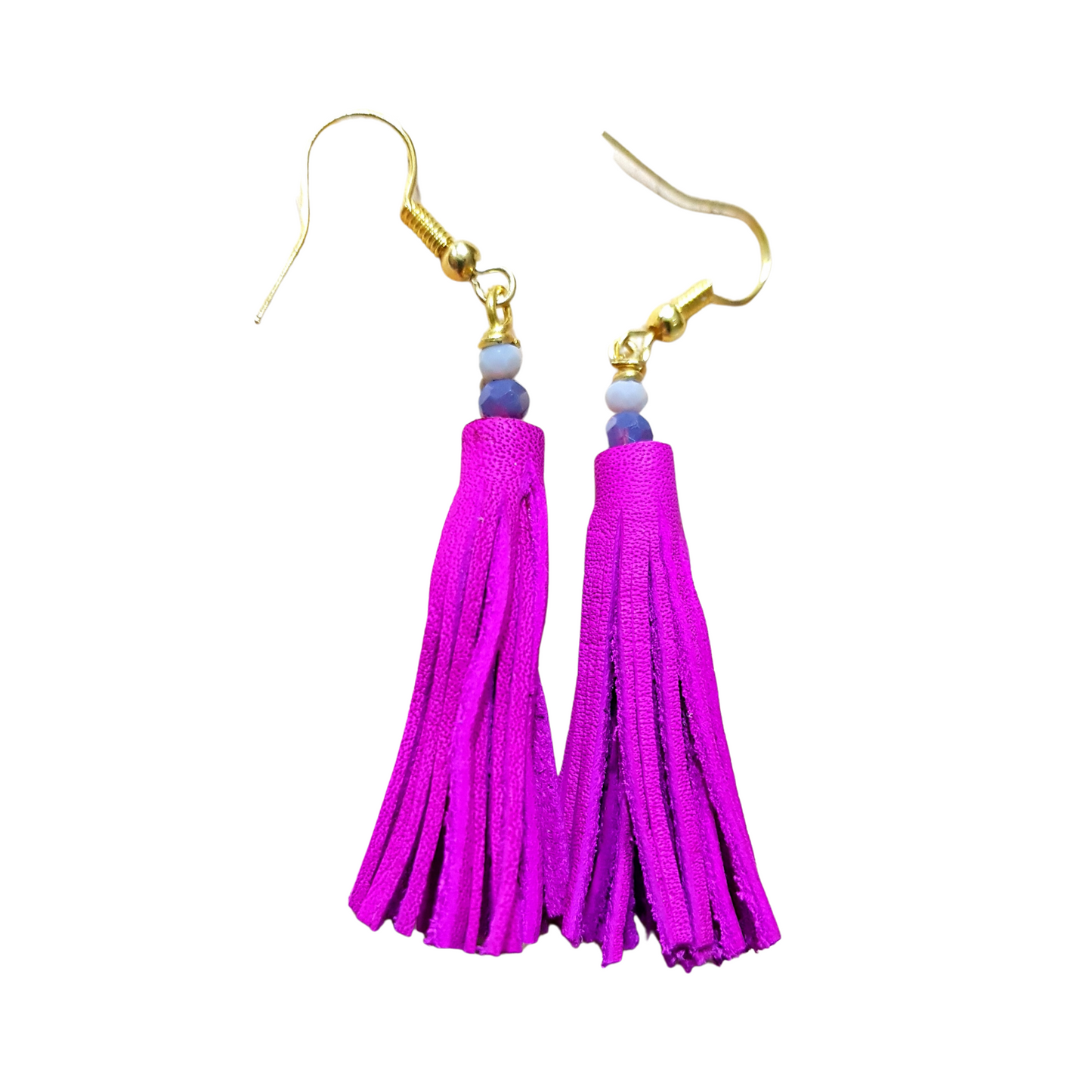 Earrings Leather tassles