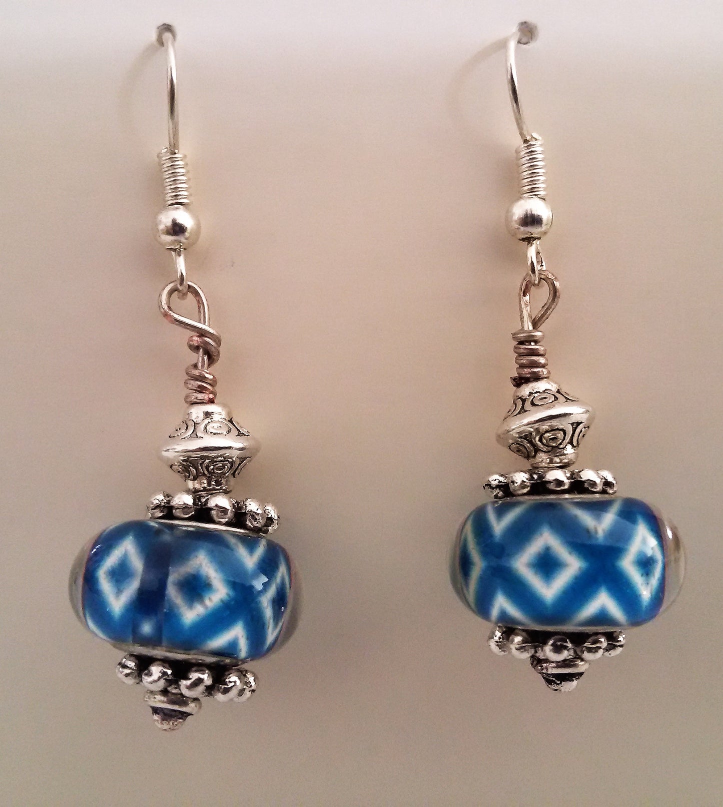 Earrings European style beads