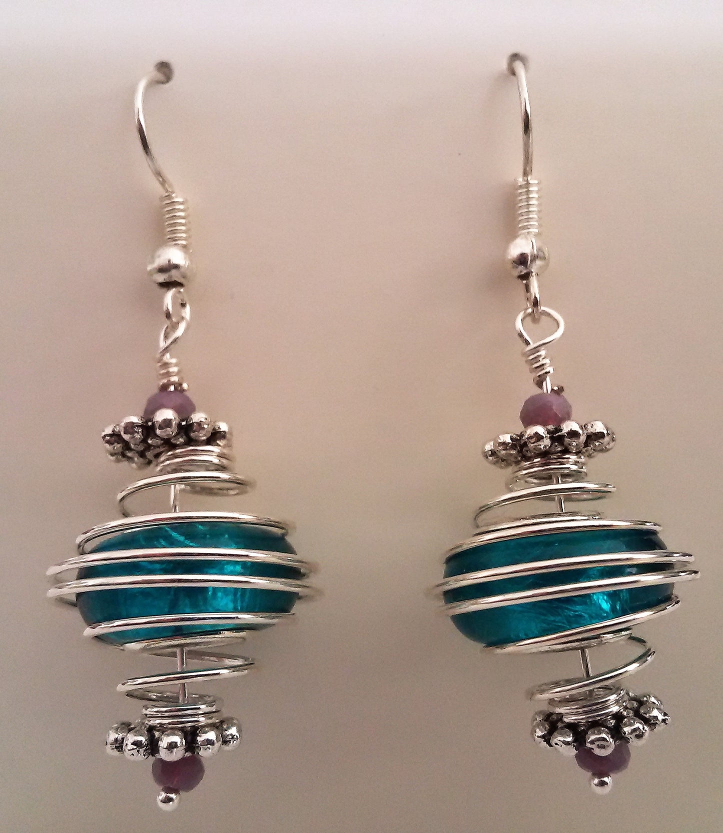 Earrings European style beads