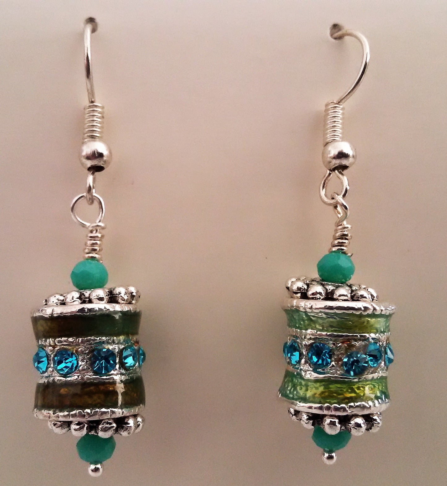 Earrings European style beads