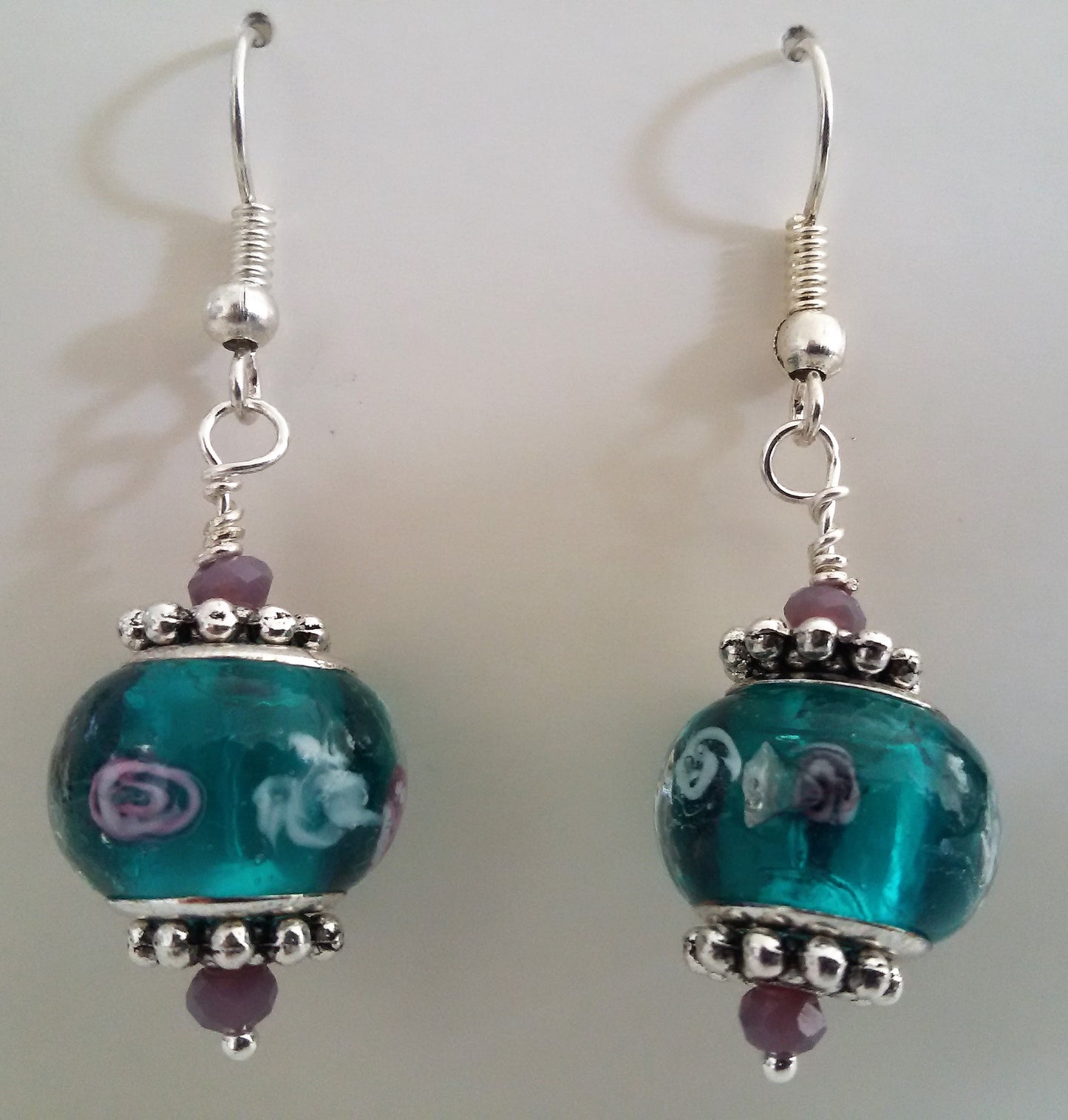 Earrings European style beads
