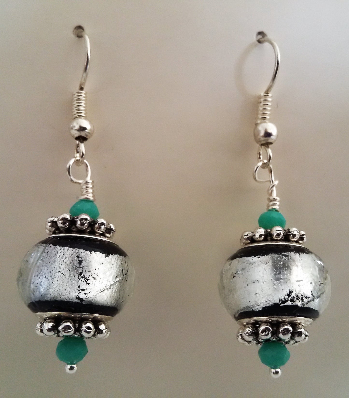 Earrings European style beads