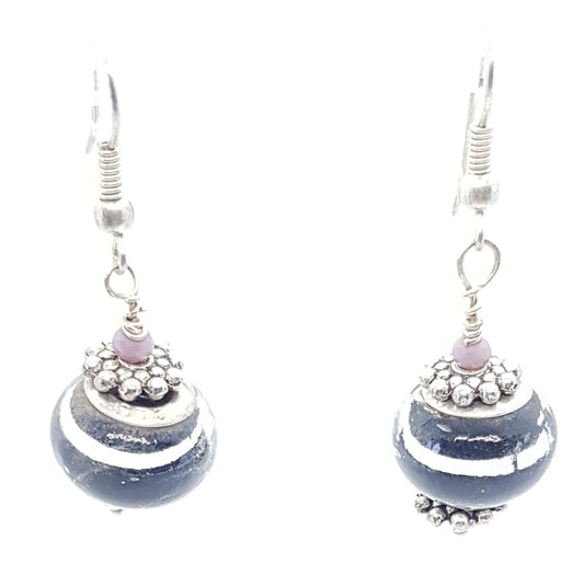 Earrings European style beads