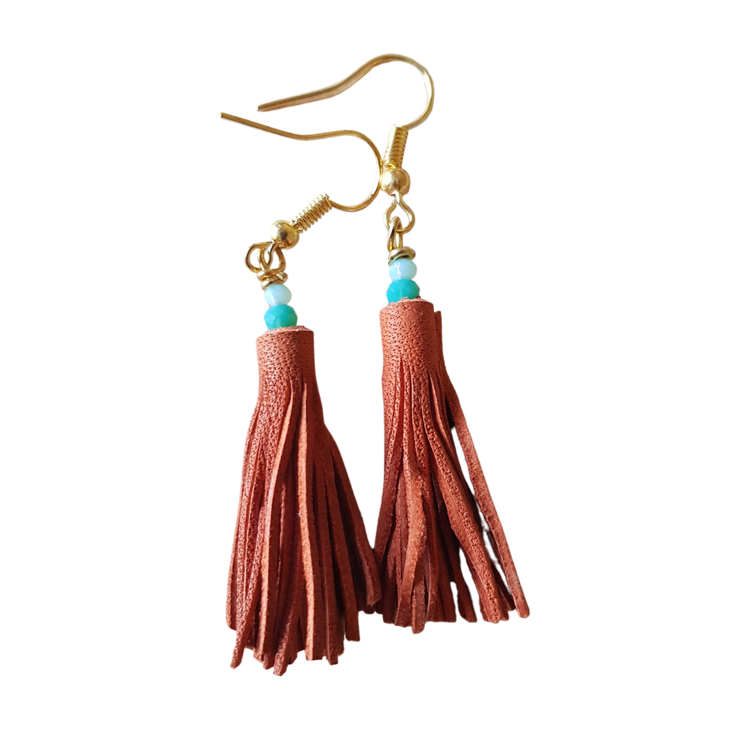 Earrings Leather tassles