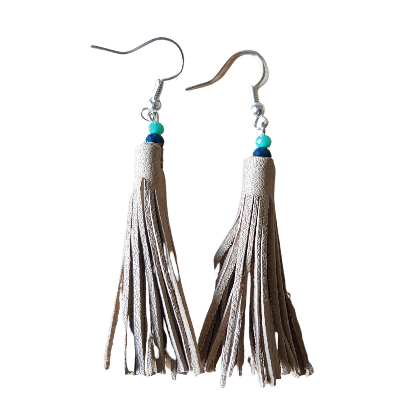 Earrings Leather tassles