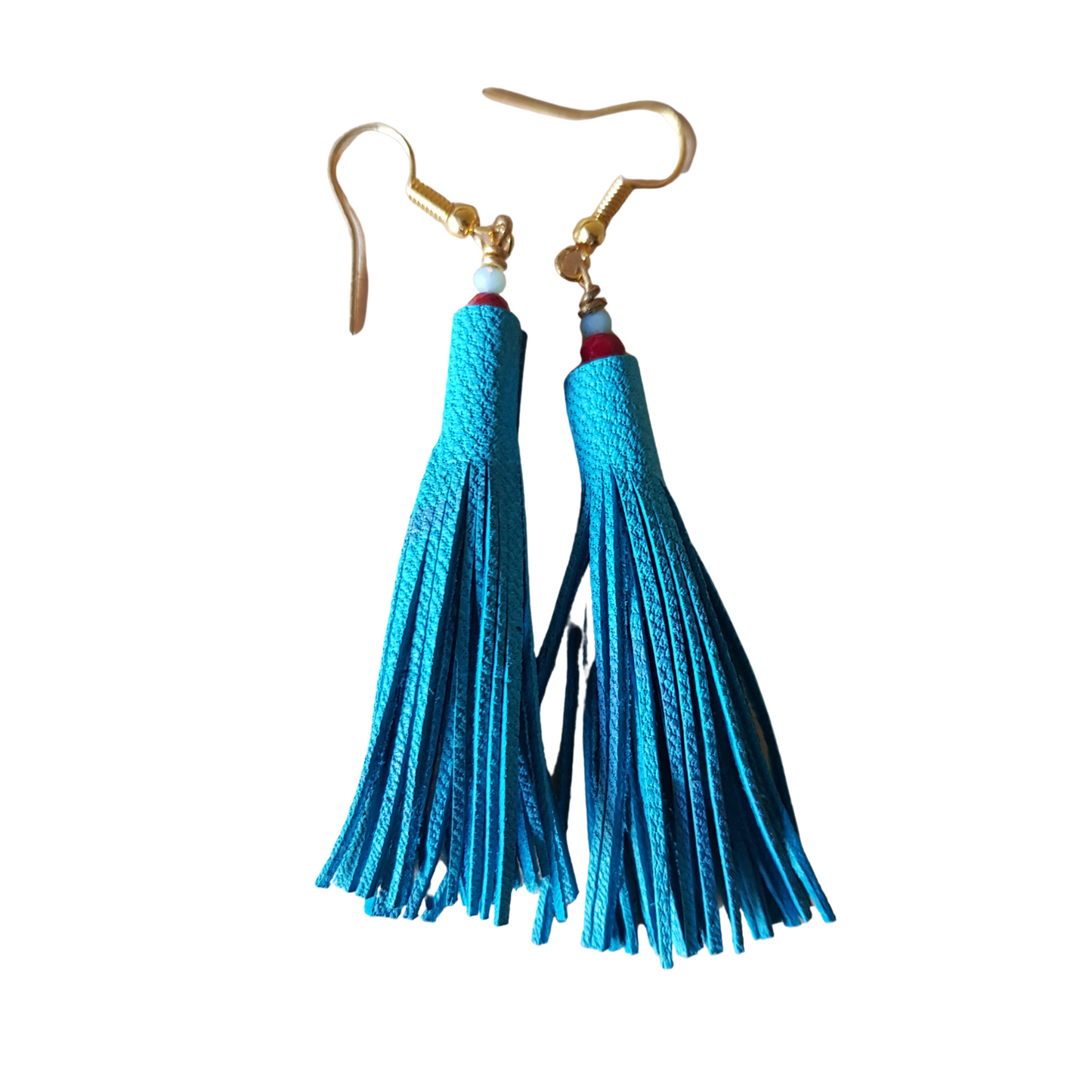 Earrings Leather tassles