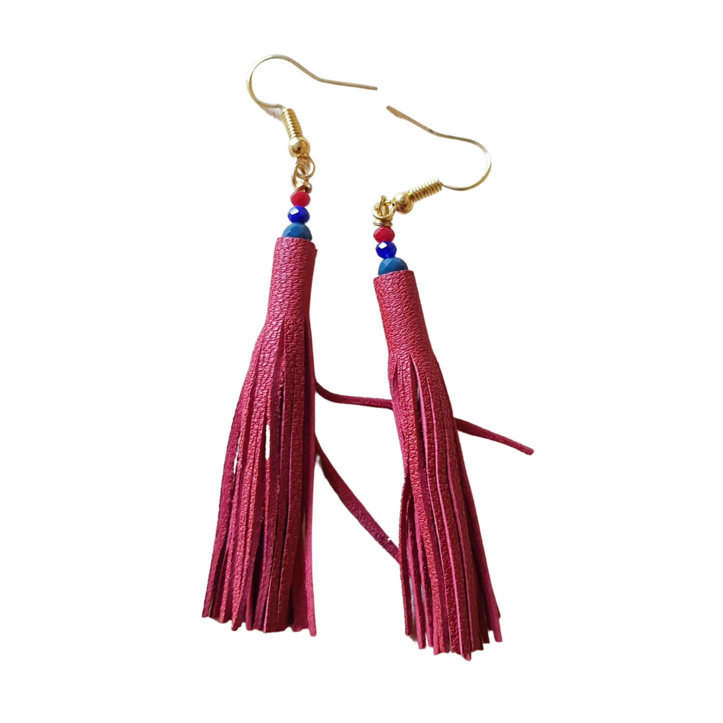 Earrings Leather tassles